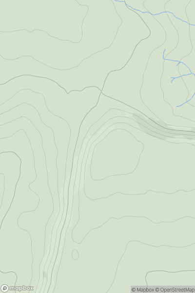Thumbnail image for Boon Hill [The River Tees to The Wash] showing contour plot for surrounding peak